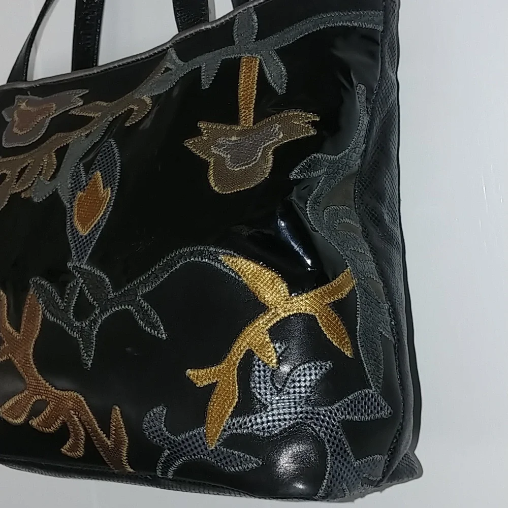 Sharif Black Hand Bag - Picture 4 of 16
